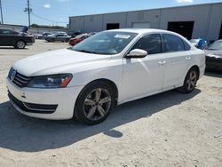 Salvage cars for sale at Jacksonville, FL auction: 2012 Volkswagen Passat SE