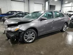 Toyota salvage cars for sale: 2016 Toyota Camry LE