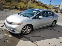 Salvage cars for sale at Reno, NV auction: 2012 Honda Civic EXL