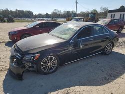 Mercedes-Benz salvage cars for sale: 2015 Mercedes-Benz C 300 4matic