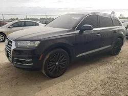 Salvage cars for sale at Houston, TX auction: 2017 Audi Q7 Premium Plus