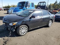 Salvage cars for sale from Copart Denver, CO: 2013 Toyota Corolla Base