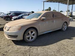 Salvage cars for sale from Copart San Diego, CA: 2014 Volkswagen Passat SE