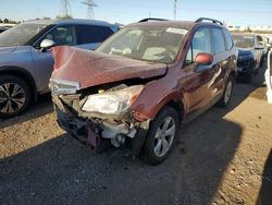 Salvage cars for sale at Elgin, IL auction: 2014 Subaru Forester 2.5I Premium