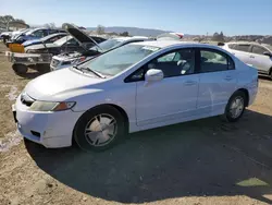 2010 Honda Civic Hybrid en venta en San Martin, CA