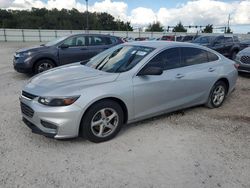 Salvage cars for sale from Copart Apopka, FL: 2018 Chevrolet Malibu LS