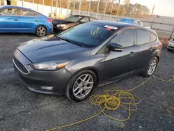 Salvage cars for sale at Spartanburg, SC auction: 2015 Ford Focus SE