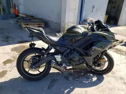 Salvage cars for sale from Copart Fredericksburg, VA: 2024 Kawasaki EX650 P