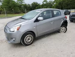 Salvage cars for sale from Copart Fort Pierce, FL: 2015 Mitsubishi Mirage DE