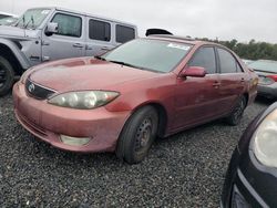 Toyota salvage cars for sale: 2005 Toyota Camry LE