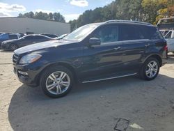 Salvage cars for sale at Seaford, DE auction: 2015 Mercedes-Benz ML 350 4matic