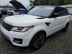 Flood-damaged cars for sale at auction: 2017 Land Rover Range Rover Sport SC