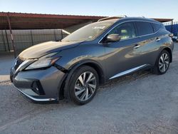 Salvage cars for sale from Copart Andrews, TX: 2020 Nissan Murano SL