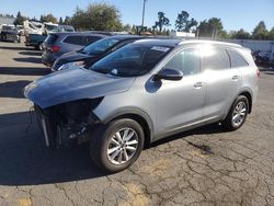 Salvage cars for sale from Copart Woodburn, OR: 2019 KIA Sorento L