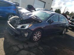 Salvage cars for sale from Copart Woodburn, OR: 2016 Subaru Legacy 2.5I Premium