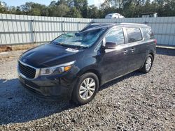 Salvage cars for sale at Augusta, GA auction: 2016 KIA Sedona LX