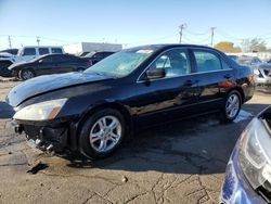 Salvage cars for sale at Chicago Heights, IL auction: 2007 Honda Accord EX