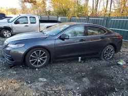 Salvage cars for sale from Copart Candia, NH: 2015 Acura TLX Tech