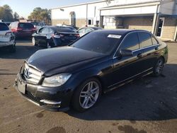 Salvage cars for sale at New Britain, CT auction: 2013 Mercedes-Benz C 300 4matic