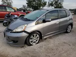 Salvage cars for sale at Riverview, FL auction: 2009 Honda FIT Sport