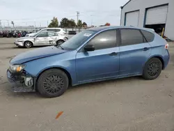 Salvage cars for sale at Nampa, ID auction: 2008 Subaru Impreza 2.5I