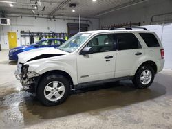 Salvage cars for sale at Candia, NH auction: 2008 Ford Escape XLT