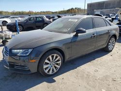 Salvage cars for sale at Fredericksburg, VA auction: 2017 Audi A4 Ultra Premium