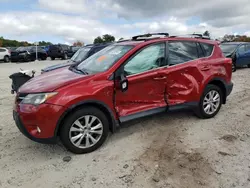 Salvage cars for sale at West Warren, MA auction: 2015 Toyota Rav4 Limited