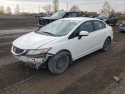 Honda Civic Vehiculos salvage en venta: 2015 Honda Civic LX