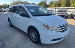 Salvage cars for sale at Oklahoma City, OK auction: 2012 Honda Odyssey EXL