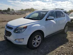 Chevrolet Equinox lt salvage cars for sale: 2016 Chevrolet Equinox LT