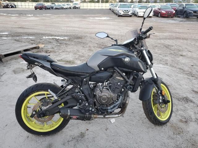 2018 Yamaha MT07