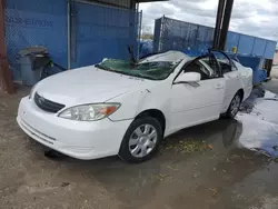 Salvage cars for sale at Riverview, FL auction: 2002 Toyota Camry LE