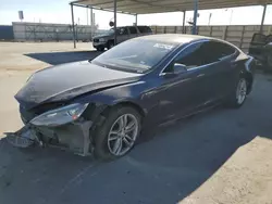 Salvage cars for sale from Copart Anthony, TX: 2014 Tesla Model S