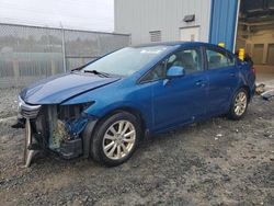 Salvage cars for sale at Elmsdale, NS auction: 2012 Honda Civic LX