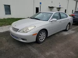 Lexus es 300 salvage cars for sale: 2003 Lexus ES 300