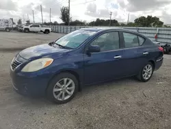 Nissan salvage cars for sale: 2014 Nissan Versa S