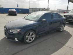 Salvage cars for sale at Anthony, TX auction: 2017 Audi A3 Premium