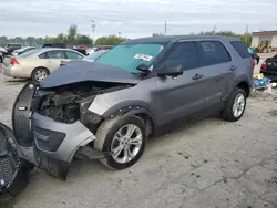 Vehiculos salvage en venta de Copart Indianapolis, IN: 2017 Ford Explorer Police Interceptor