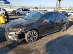 Salvage cars for sale at Van Nuys, CA auction: 2021 Toyota Corolla SE