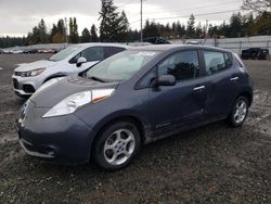 Nissan salvage cars for sale: 2013 Nissan Leaf S