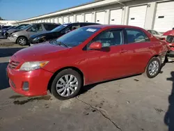 Toyota Corolla salvage cars for sale: 2013 Toyota Corolla Base