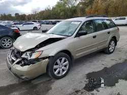 Salvage cars for sale at Ellwood City, PA auction: 2008 Subaru Outback 2.5I