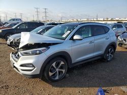 Salvage cars for sale from Copart Elgin, IL: 2016 Hyundai Tucson Limited