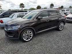 Salvage cars for sale at Riverview, FL auction: 2017 Lincoln MKX Black Label