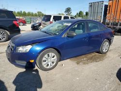 Chevrolet salvage cars for sale: 2013 Chevrolet Cruze LS