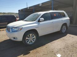 Salvage cars for sale from Copart Colorado Springs, CO: 2009 Toyota Highlander Hybrid Limited