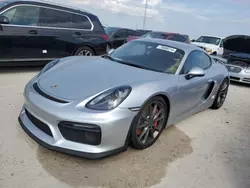 Porsche Cayman salvage cars for sale: 2016 Porsche Cayman GT4