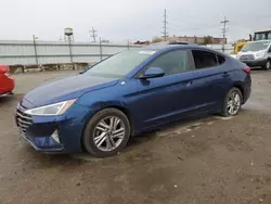 Salvage cars for sale at Chicago Heights, IL auction: 2019 Hyundai Elantra SEL