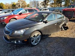 Salvage cars for sale from Copart Central Square, NY: 2014 Chevrolet Cruze LTZ